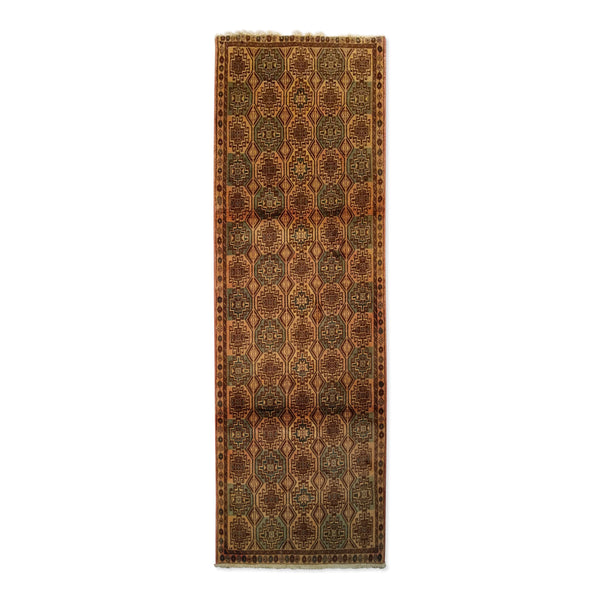 Red Tribal 13'0 X 2'9 Ft Indo Gabbeh Runners Rug