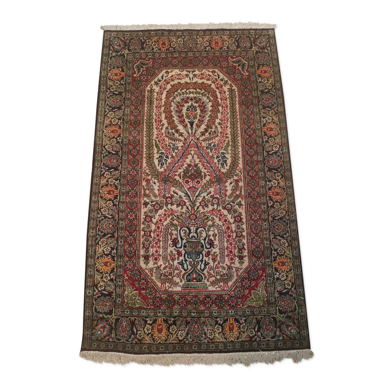 Kayseri Double Wing • Semi-antique Anatolian Kilim Rug (4'10x11'5)