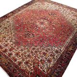 11'2" x 14'1"   Persian Heriz Rug Angle View