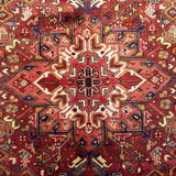 11'2" x 14'1"   Persian Heriz Rug Angle View