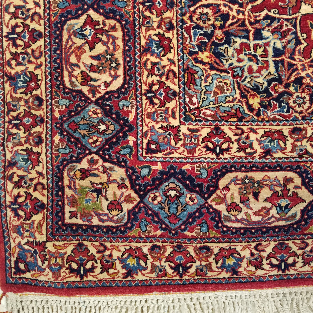 4x6 Indo-Persian Nain Wool Rug